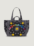 MEDIUM QUILTED TOTE BAG- GOOD TIMES ONLY