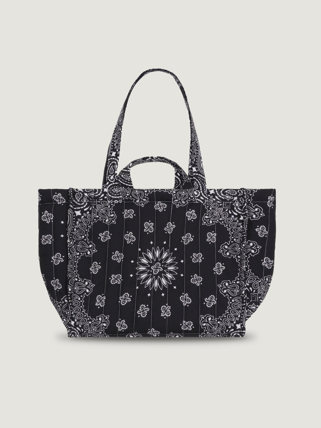 MEDIUM QUILTED TOTE BAG- GOOD TIMES ONLY