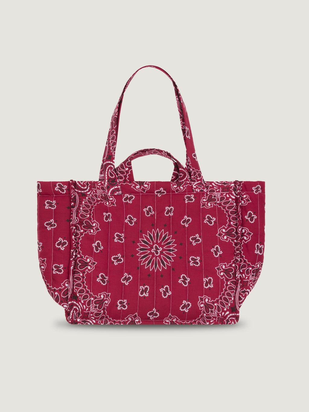 MEDIUM QUILTED TOTE BAG- GOOD LUCK