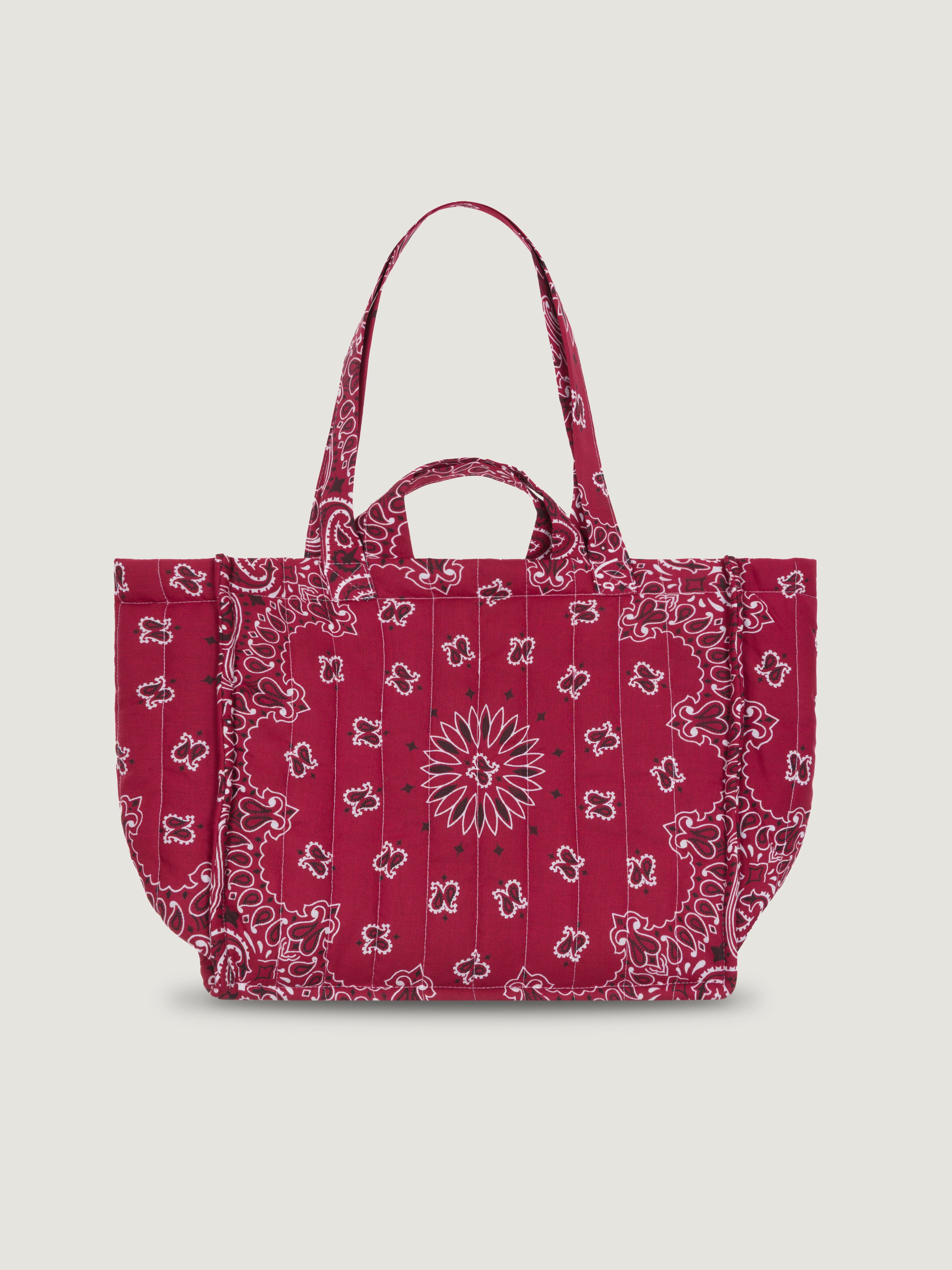 MEDIUM QUILTED TOTE BAG- GOOD LUCK