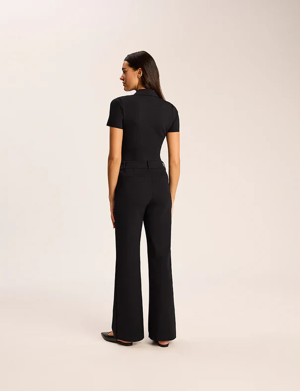 NEOPRENE CEO WIDE LEG TROUSER