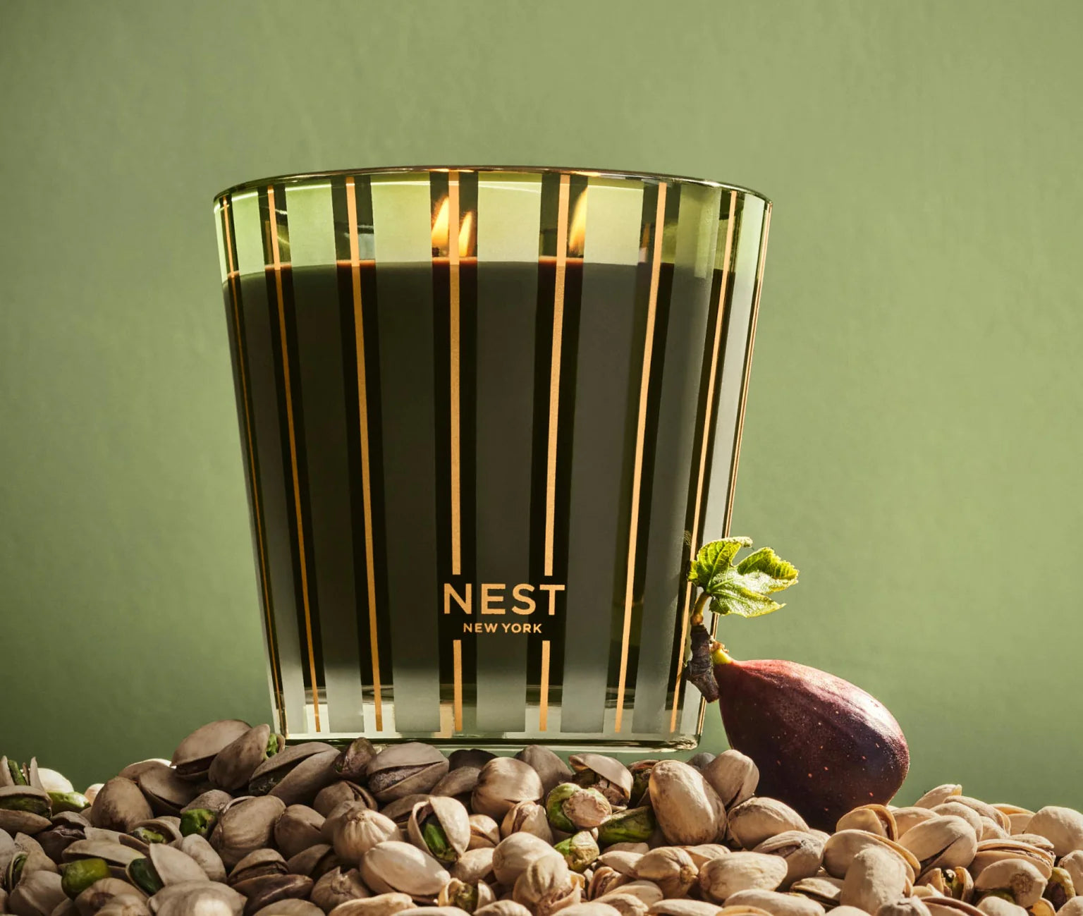 PISTACHIO & WILD FIG 3 WICK CANDLE