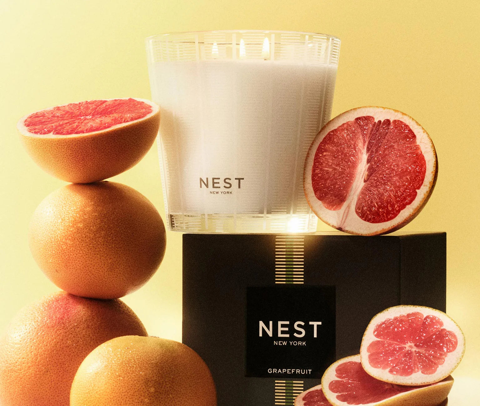 GRAPEFRUIT 3-WICK CANDLE