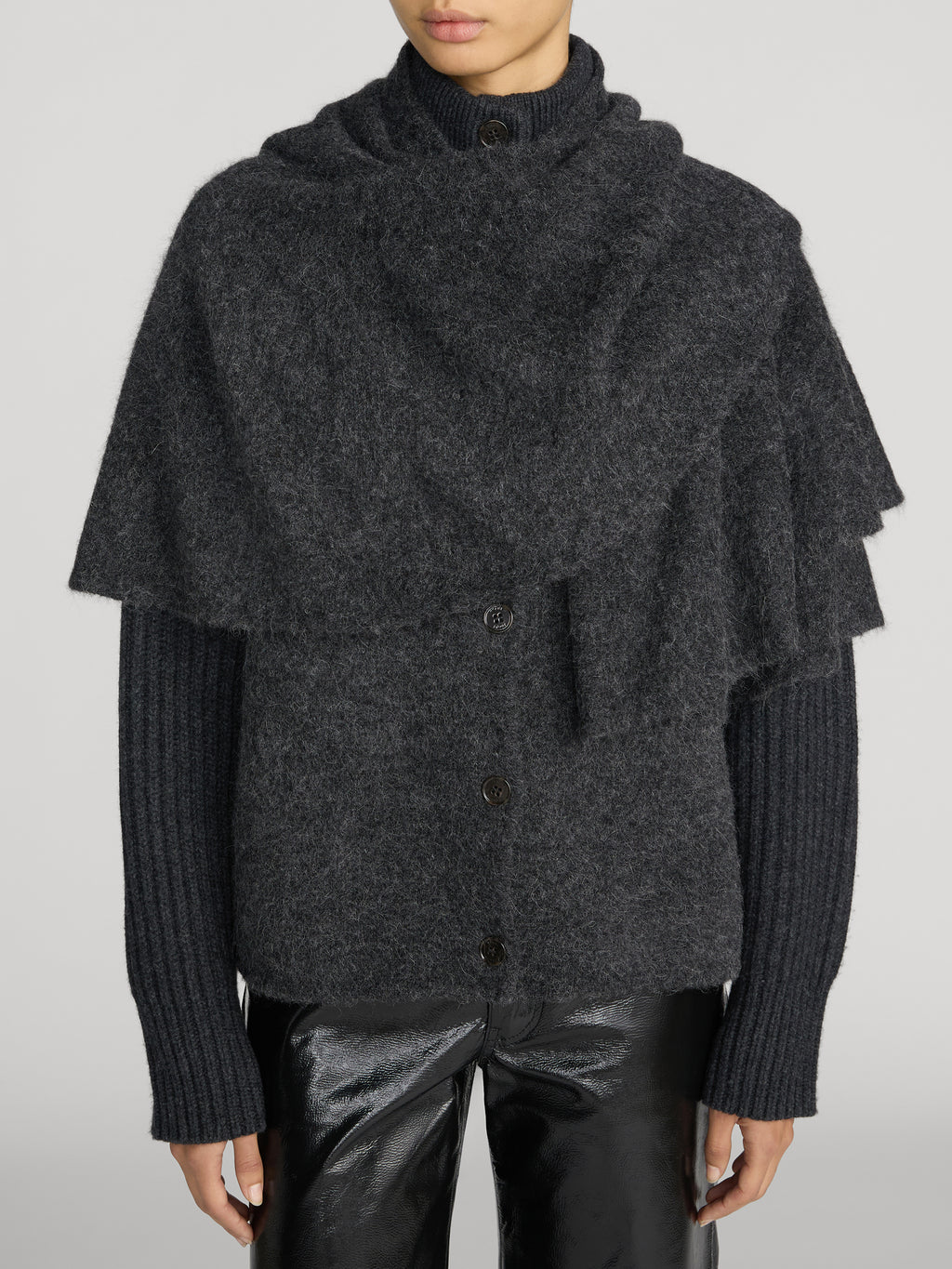 WRAP CAPE COAT