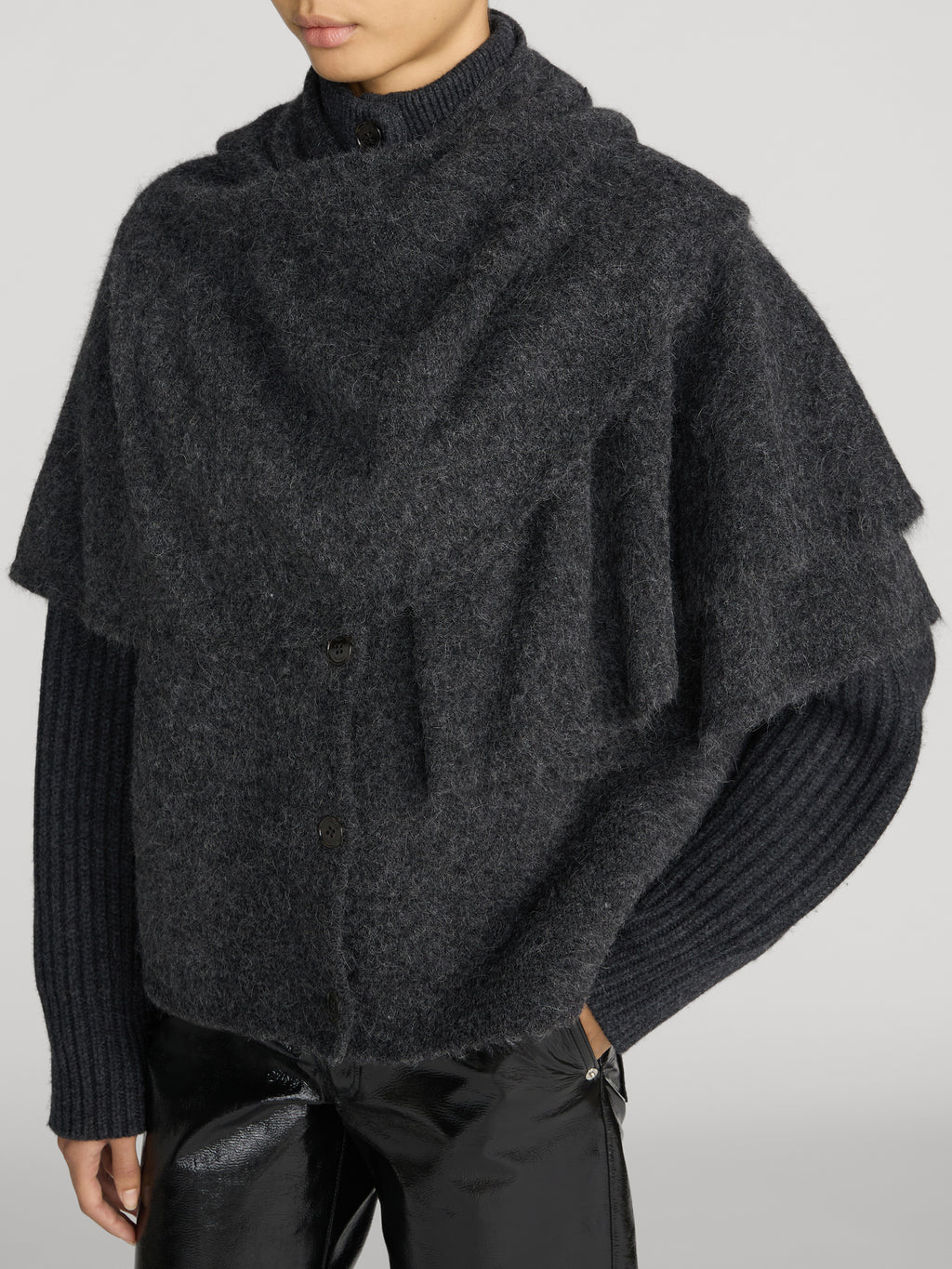 WRAP CAPE COAT