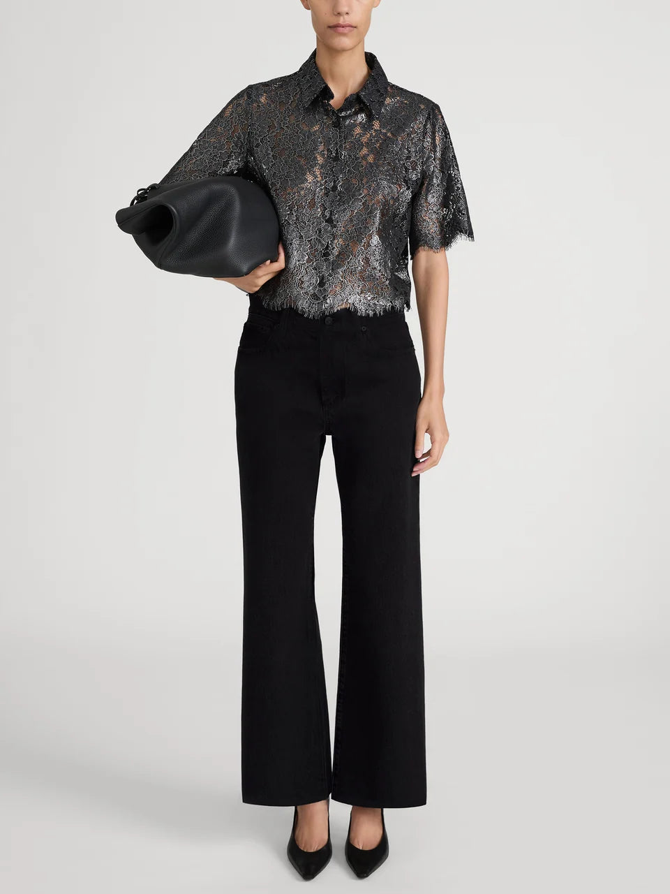 THE FOIL LACE SHIRT