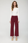 PENNY CROP HIGH RISE WIDE LEG JEAN