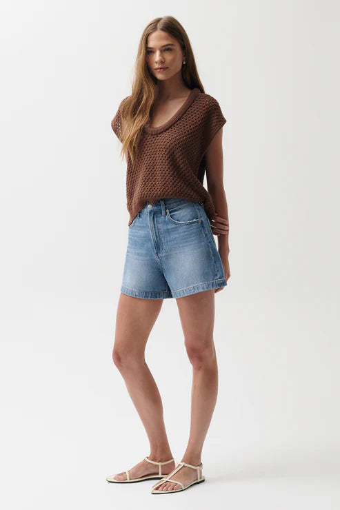 SAIGE HIGH RISE A-LINE SHORT