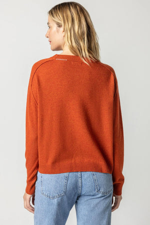OVERSIZED SADDLE SLEEVE SWEATER