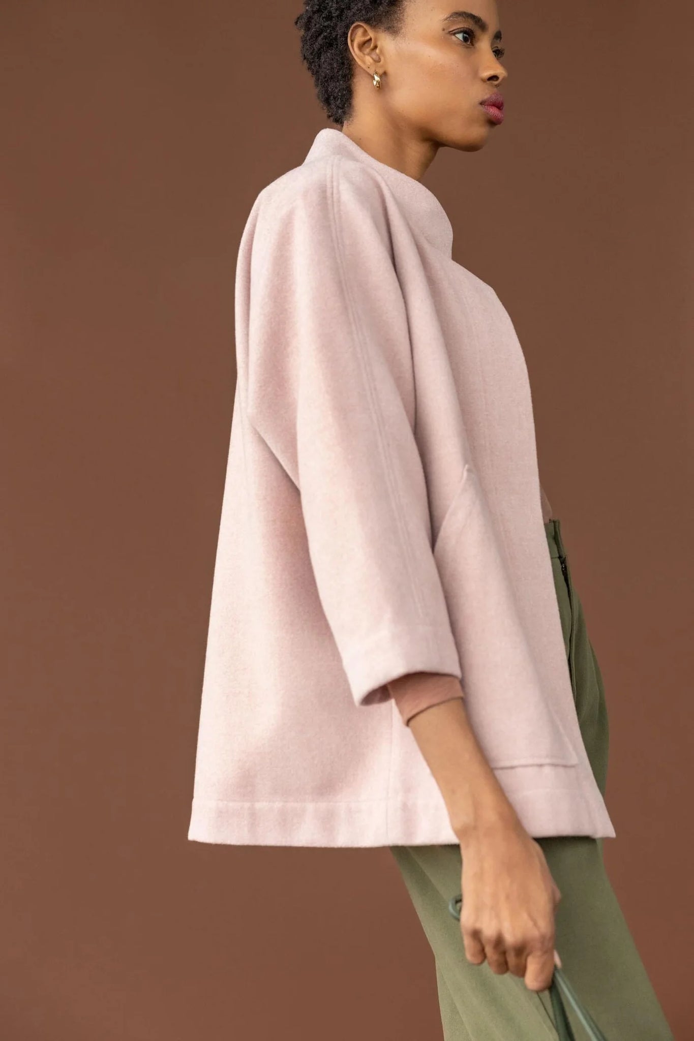 ZIP FRONT JACKET WITH POCKETS