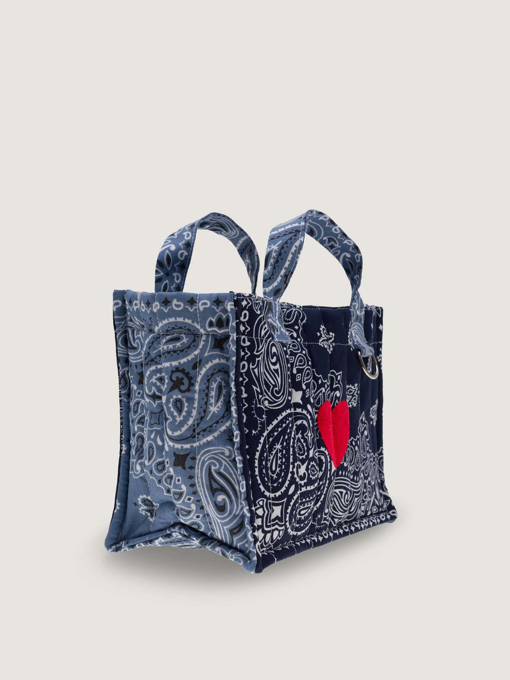 MINI CABAS TOTE- HEART