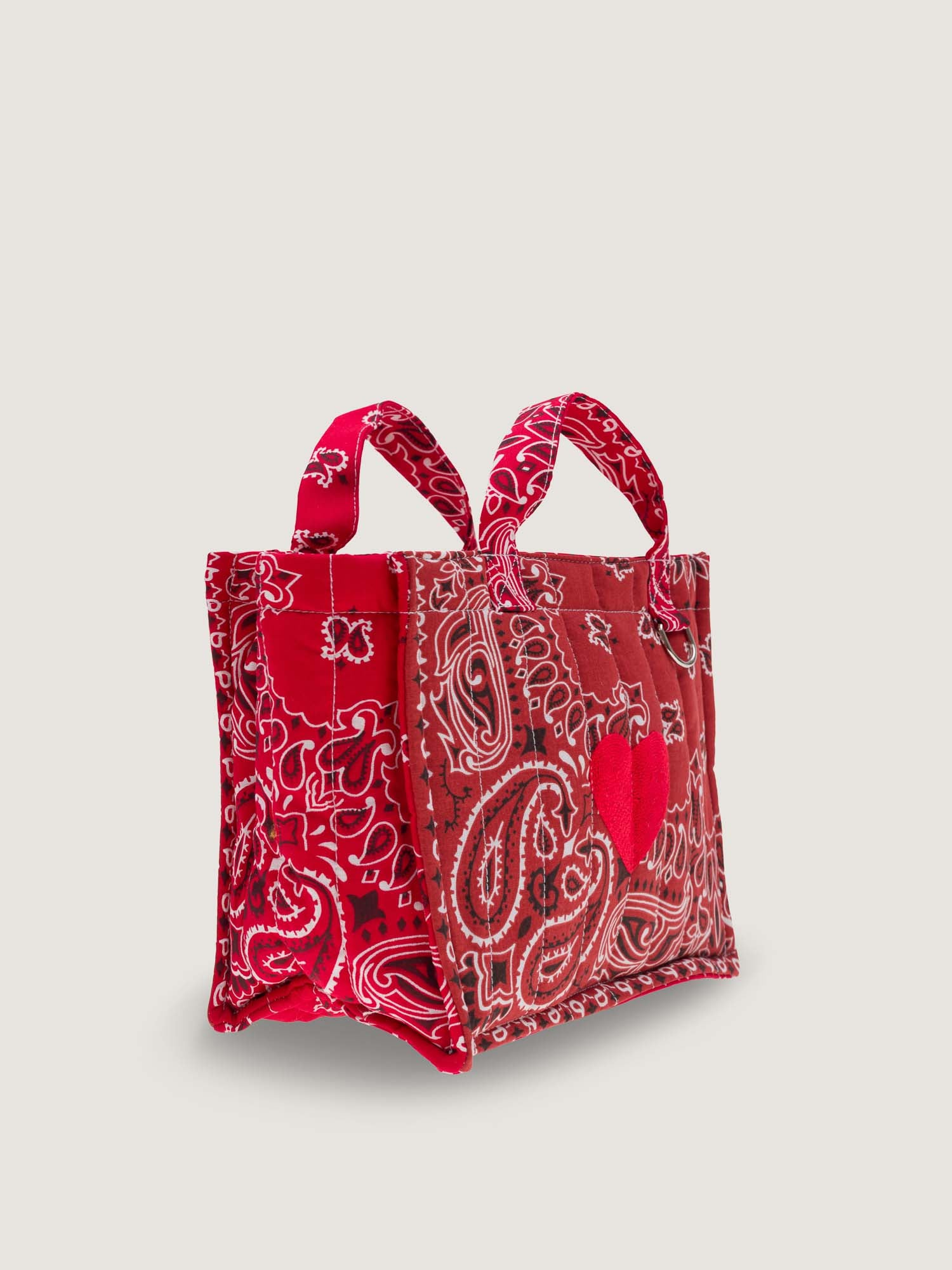 MINI CABAS TOTE- HEART