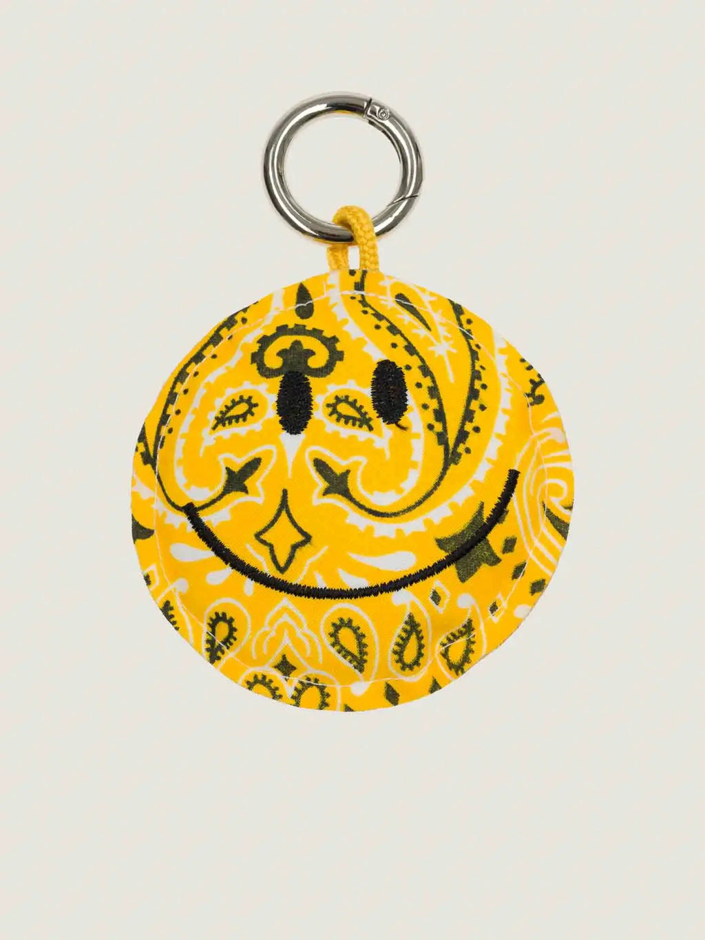 KEY RING- HAPPY FACE