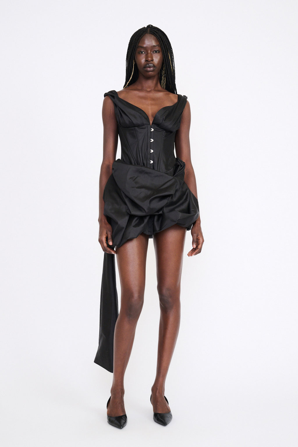 FABIANNE SILK MINI DRESS