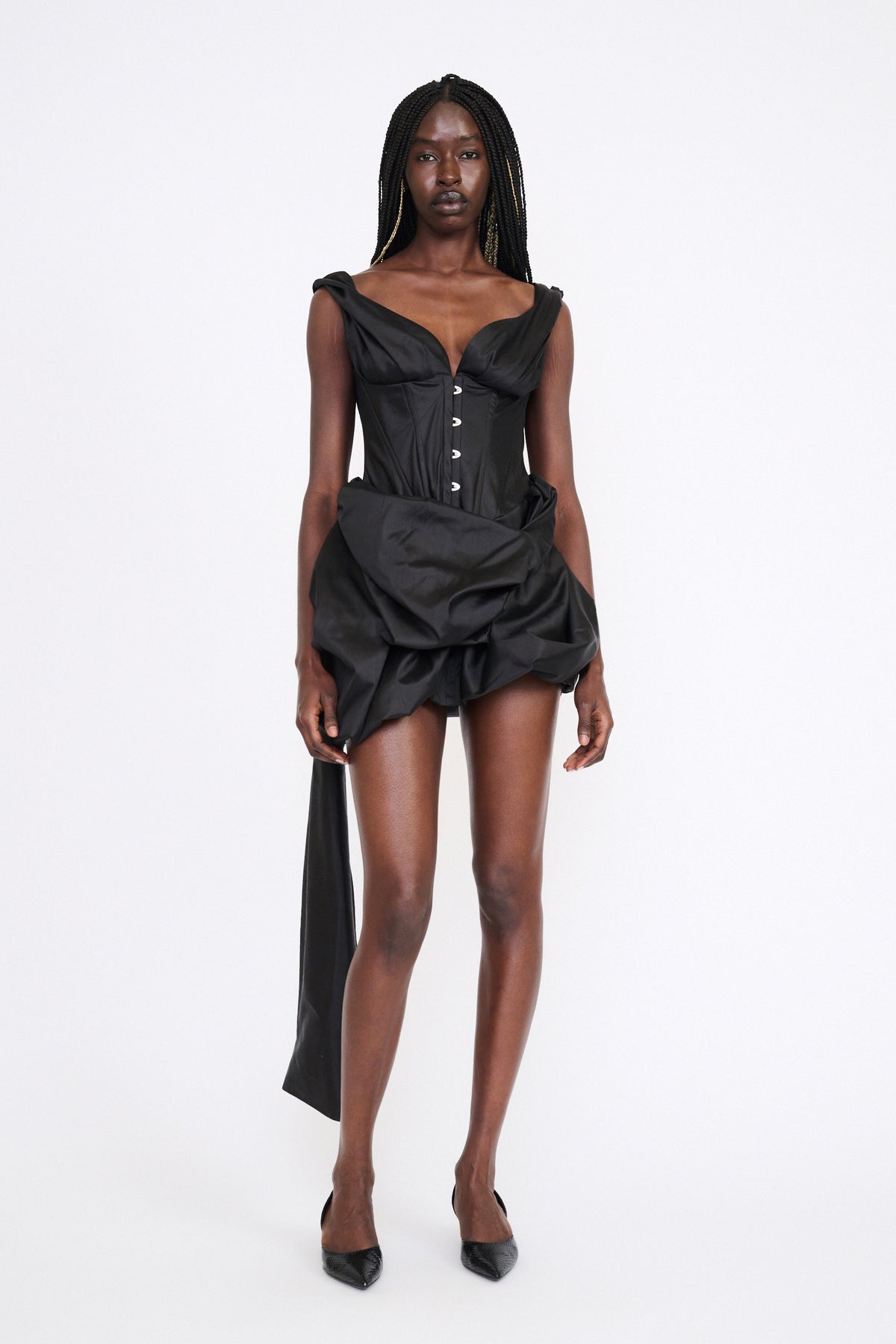 FABIANNE SILK MINI DRESS
