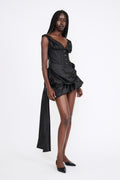 FABIANNE SILK MINI DRESS