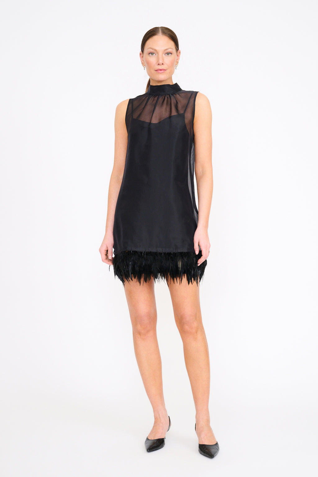 ALBEE SILK MINI DRESS