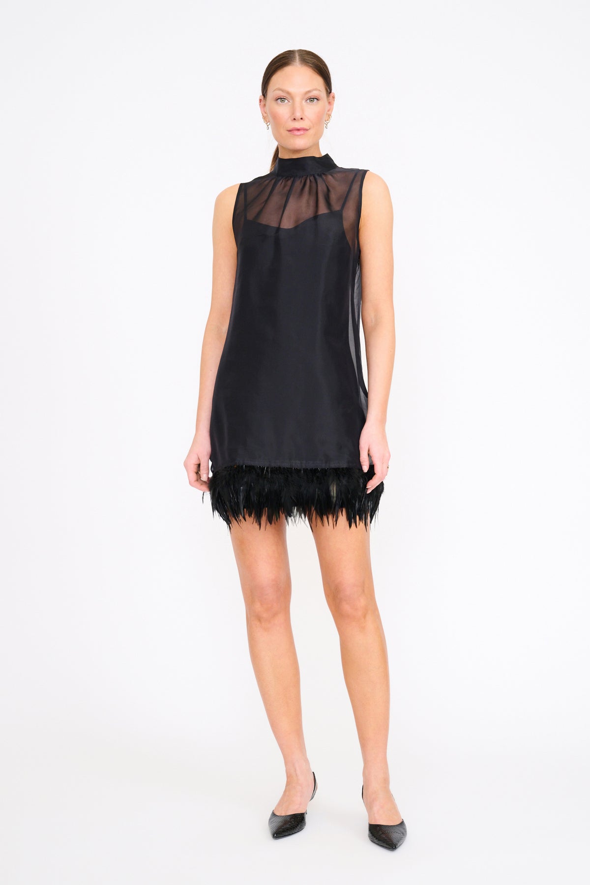 ALBEE SILK MINI DRESS
