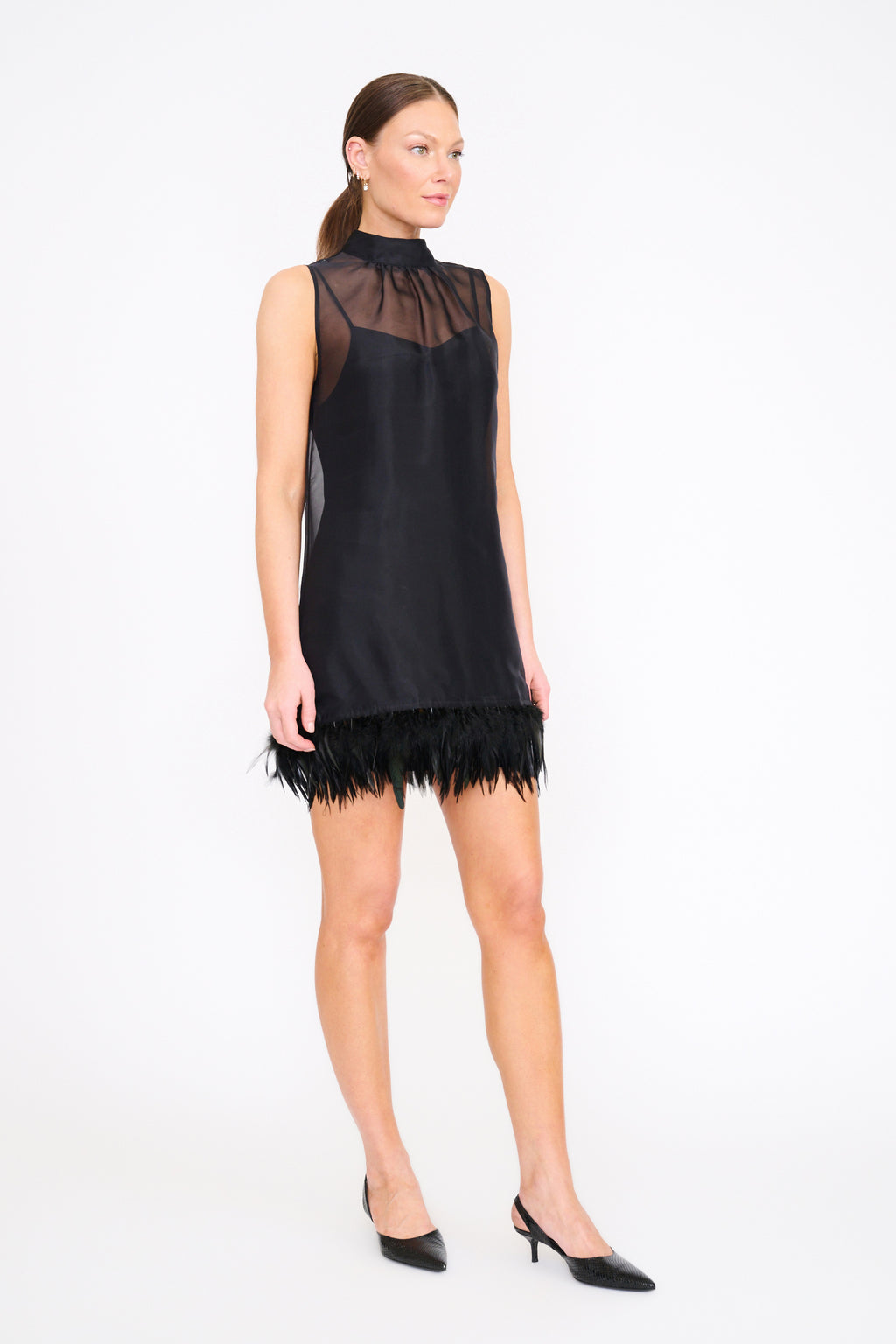 ALBEE SILK MINI DRESS