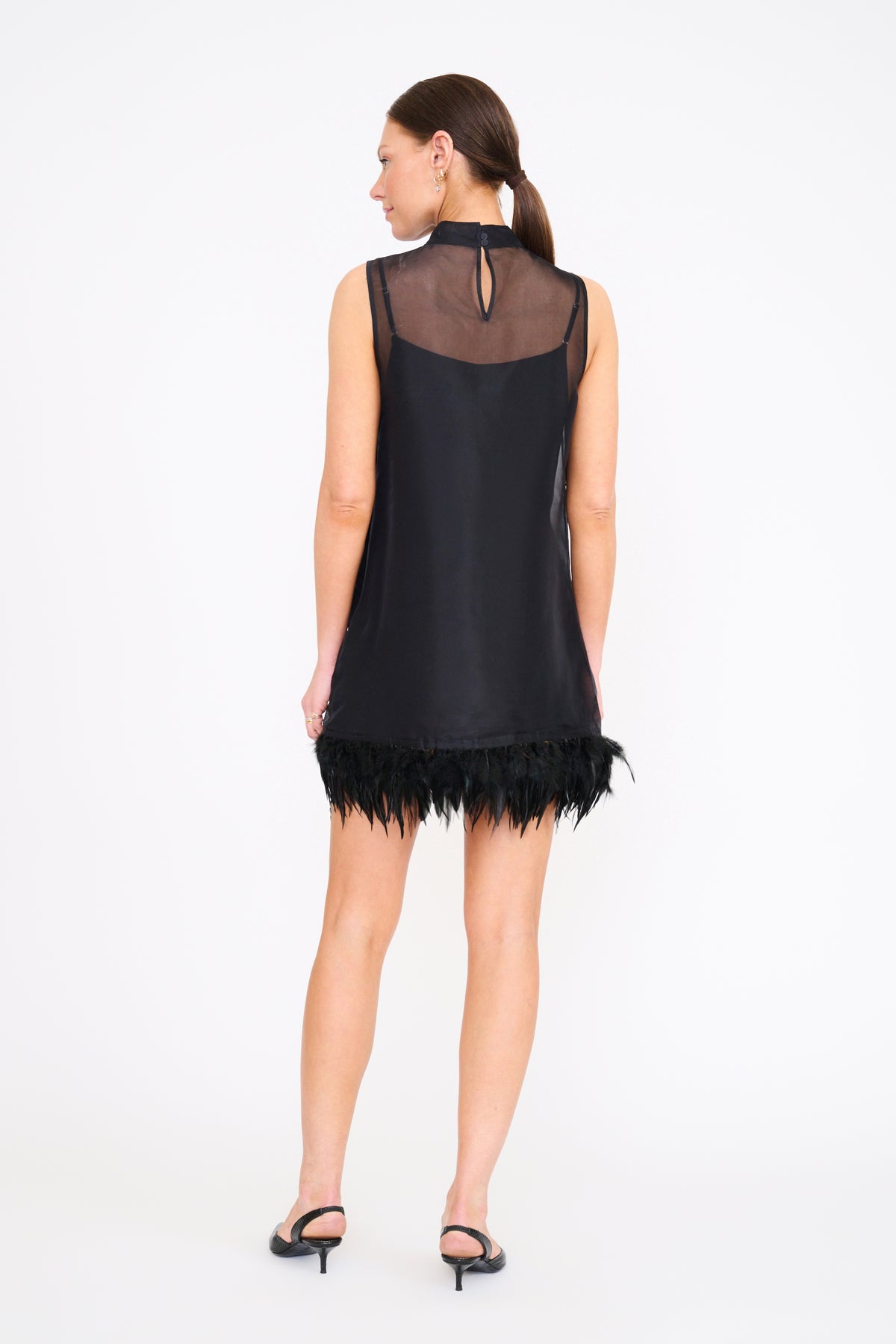 ALBEE SILK MINI DRESS
