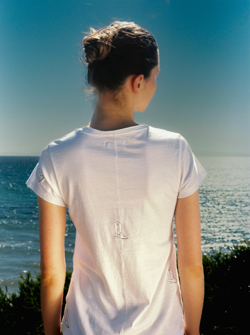 EMBROIDERED BOOT TSHIRT