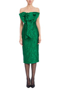 JACQUARD MIDI DRESS