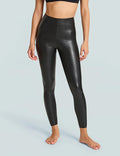 FAUX LEATHER LEGGING-BLACK: XLARGE