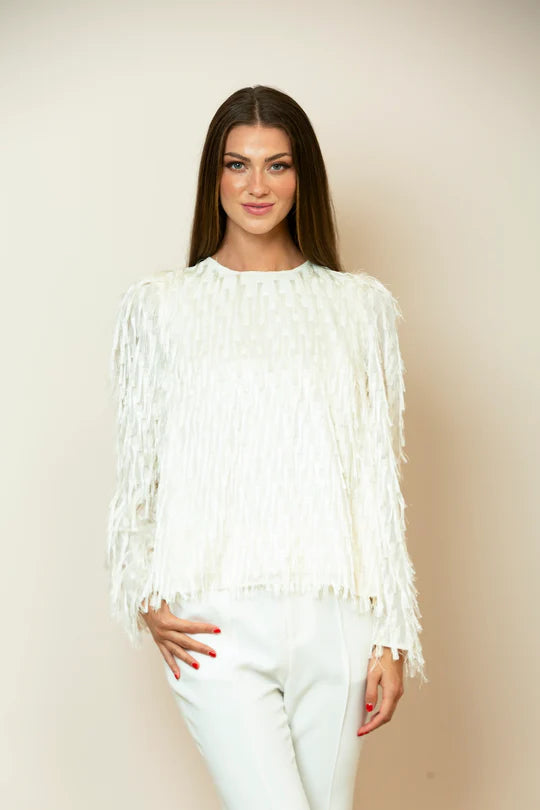 FRINGE BLOUSE