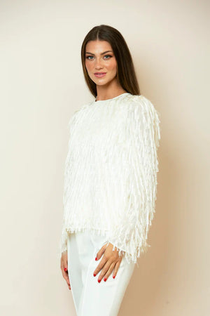 FRINGE BLOUSE