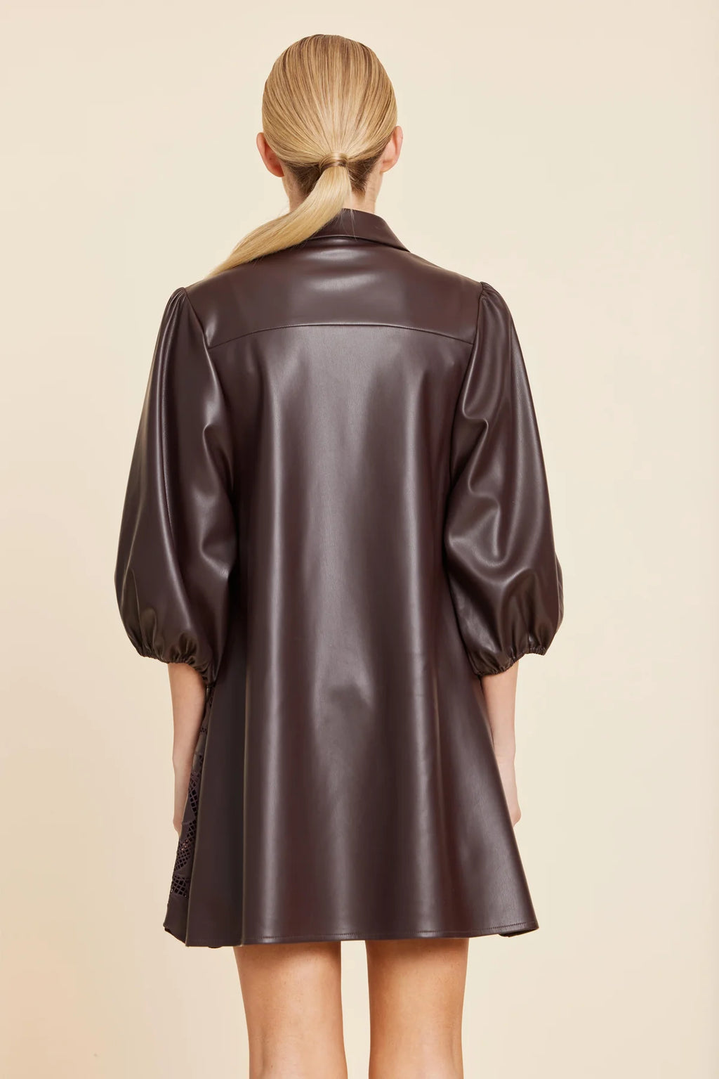VEGAN LEATHER DRESS