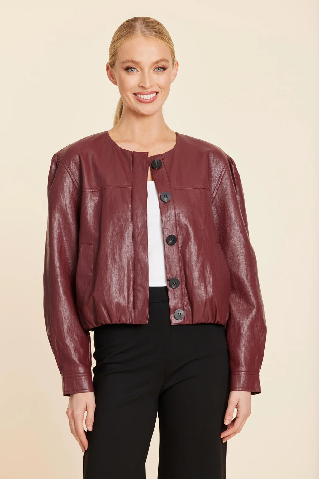 INVERTED BACK PLEAT JACKET