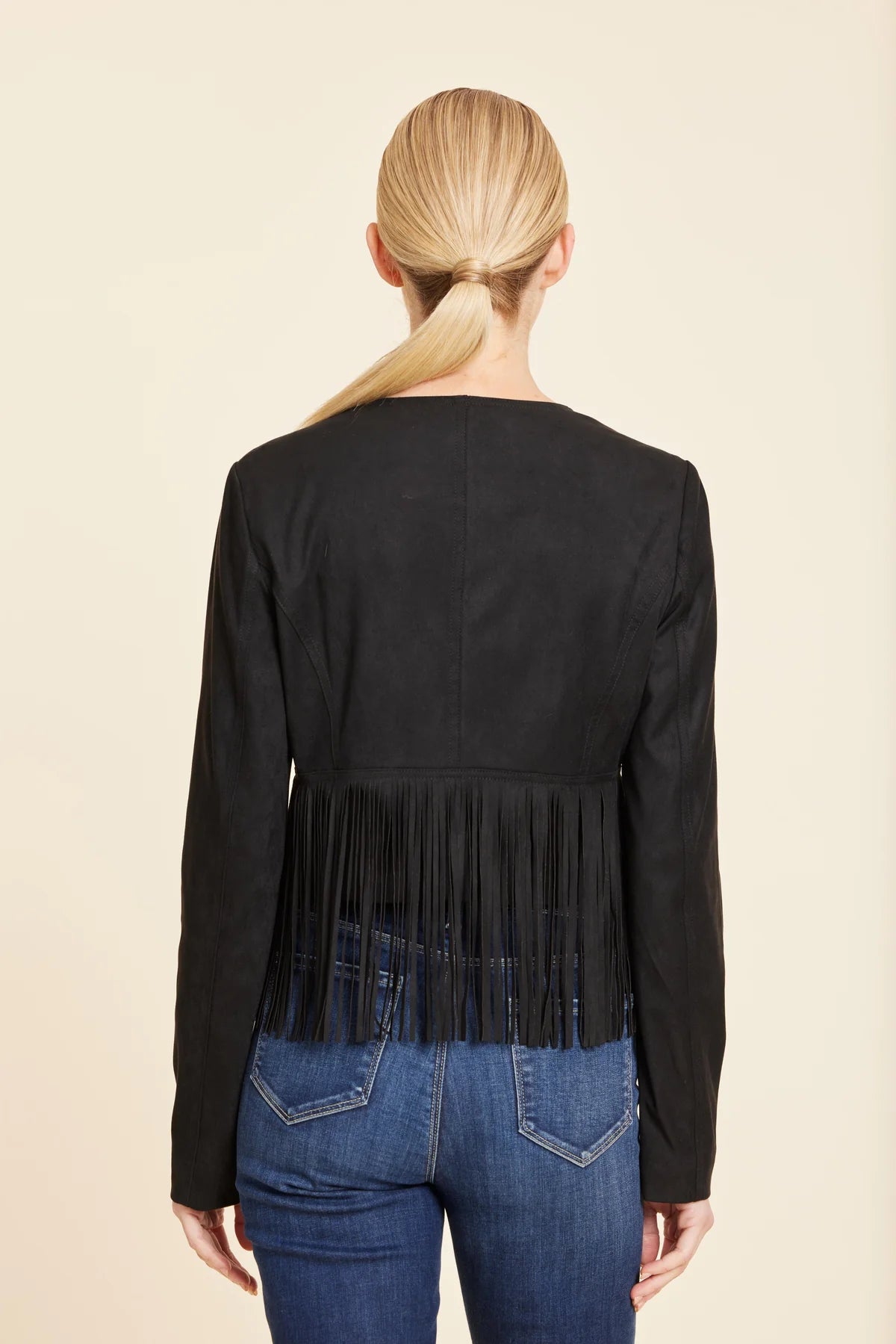 SUEDE FRINGE JACKET