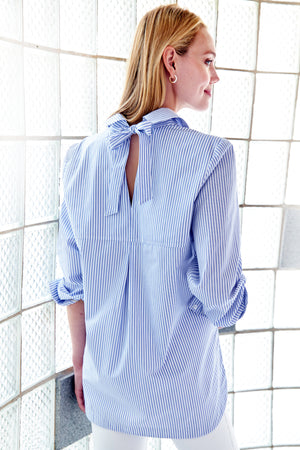 SYLVIE TIE BACK SHIRT