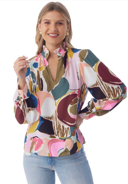 LYLA ABSTRACT TOP