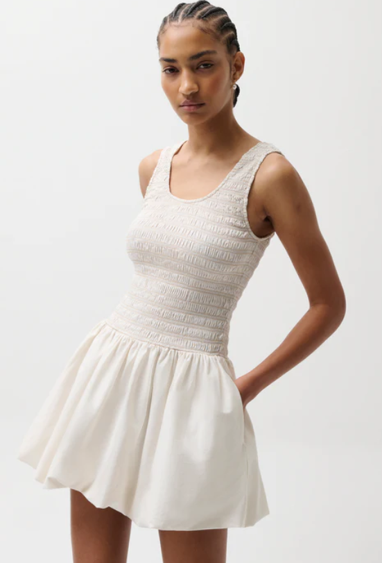 ILONA BUBBLE HEM DRESS