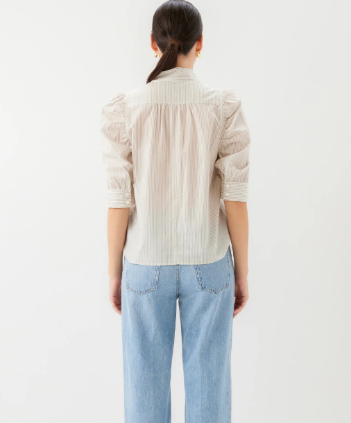 MARGOT EMBELLISHED STRIPE SHIRT