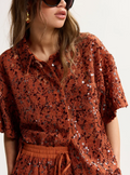 JOKS LACE SEQUIN SHIRT
