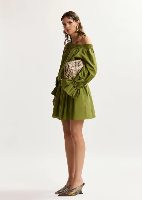 JEGAN OFF SHOULDER MINIDRESS