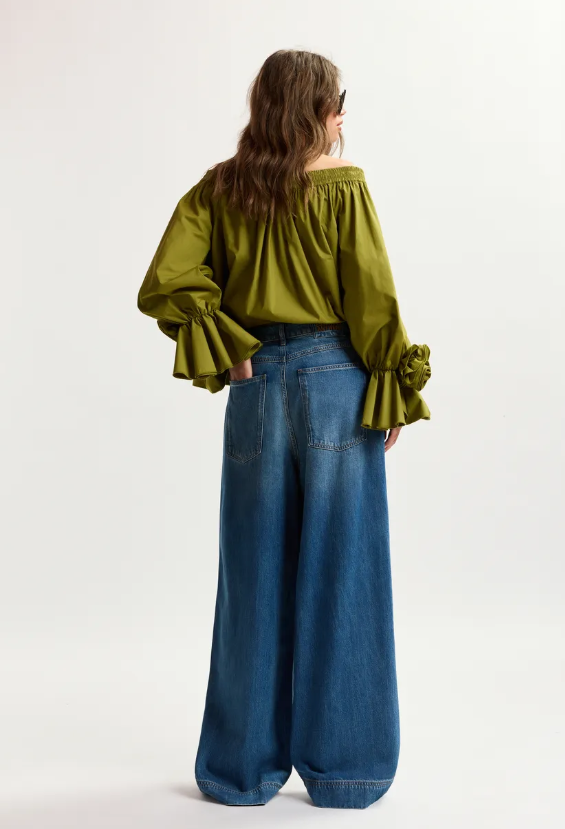 JEEX 3D FLOWER BLOUSE