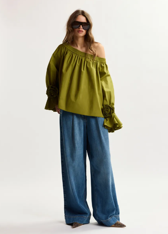 JEEX 3D FLOWER BLOUSE