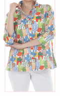 WOMENS BUTTON DOWN BLOUSE