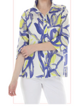 3/4 SLEEVE BUTTON DOWN BLOUSE