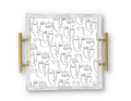 LARGE HANDLED ACRYLIC TRAY
