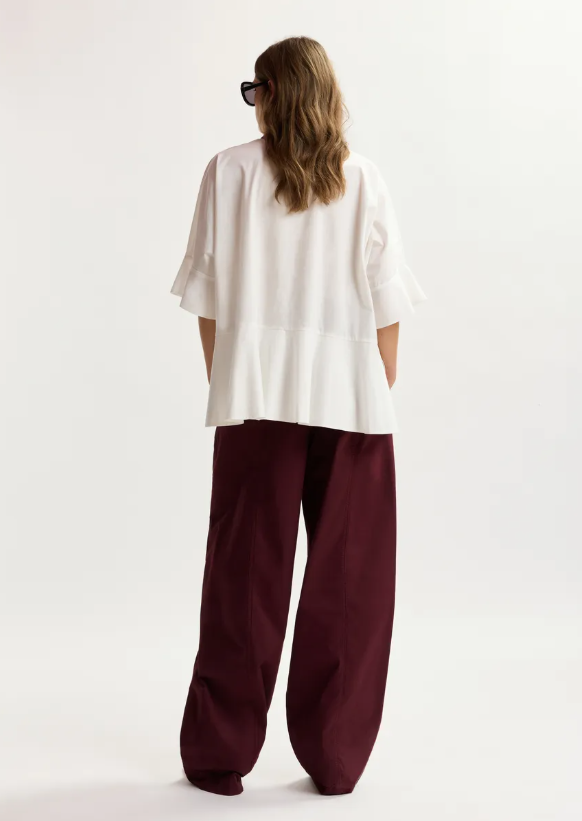 KAYLEE PEPLUM SHIRT