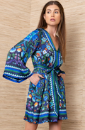 V NECK SHORT DRESS