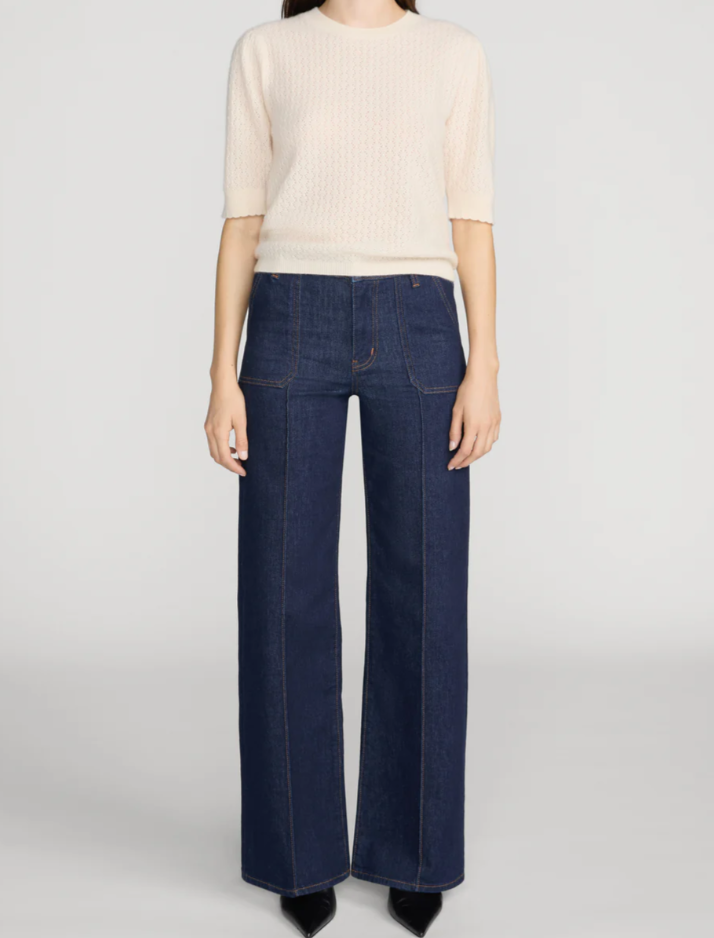 LE SLIM PALAZZO PINTUCK POCKET