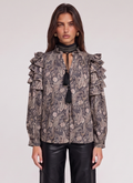 VARA PAISLEY TOP
