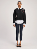RHINESTONE ROSES JUSTINA PULLOVER
