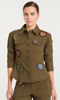 RETRO LOVE PATCHES SCRUNCHED CANYON JACKET