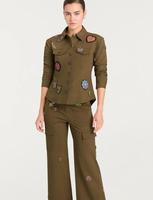 RETRO LOVE PATCHES SCRUNCHED CANYON JACKET